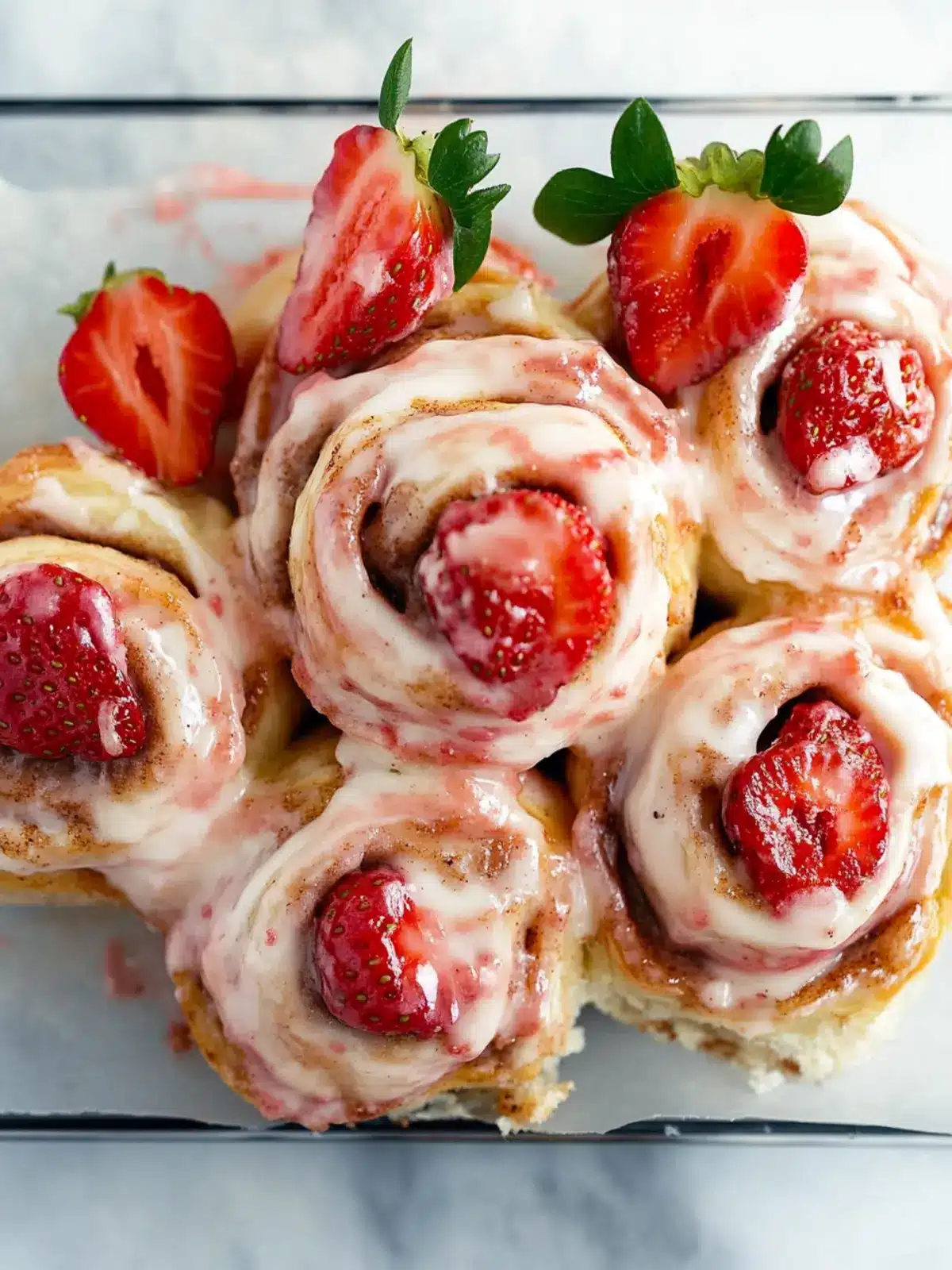 Strawberry Cinnamon Rolls