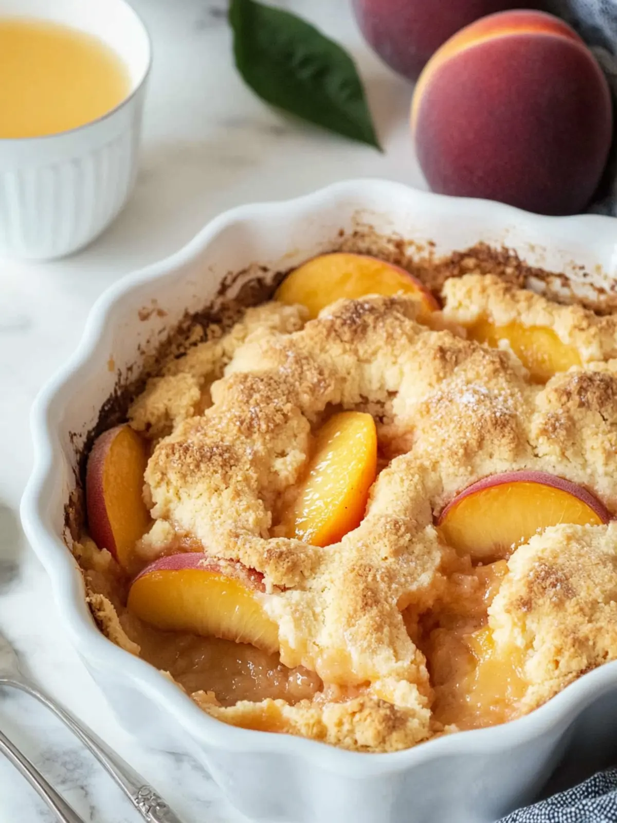 Easy Peach Cobbler