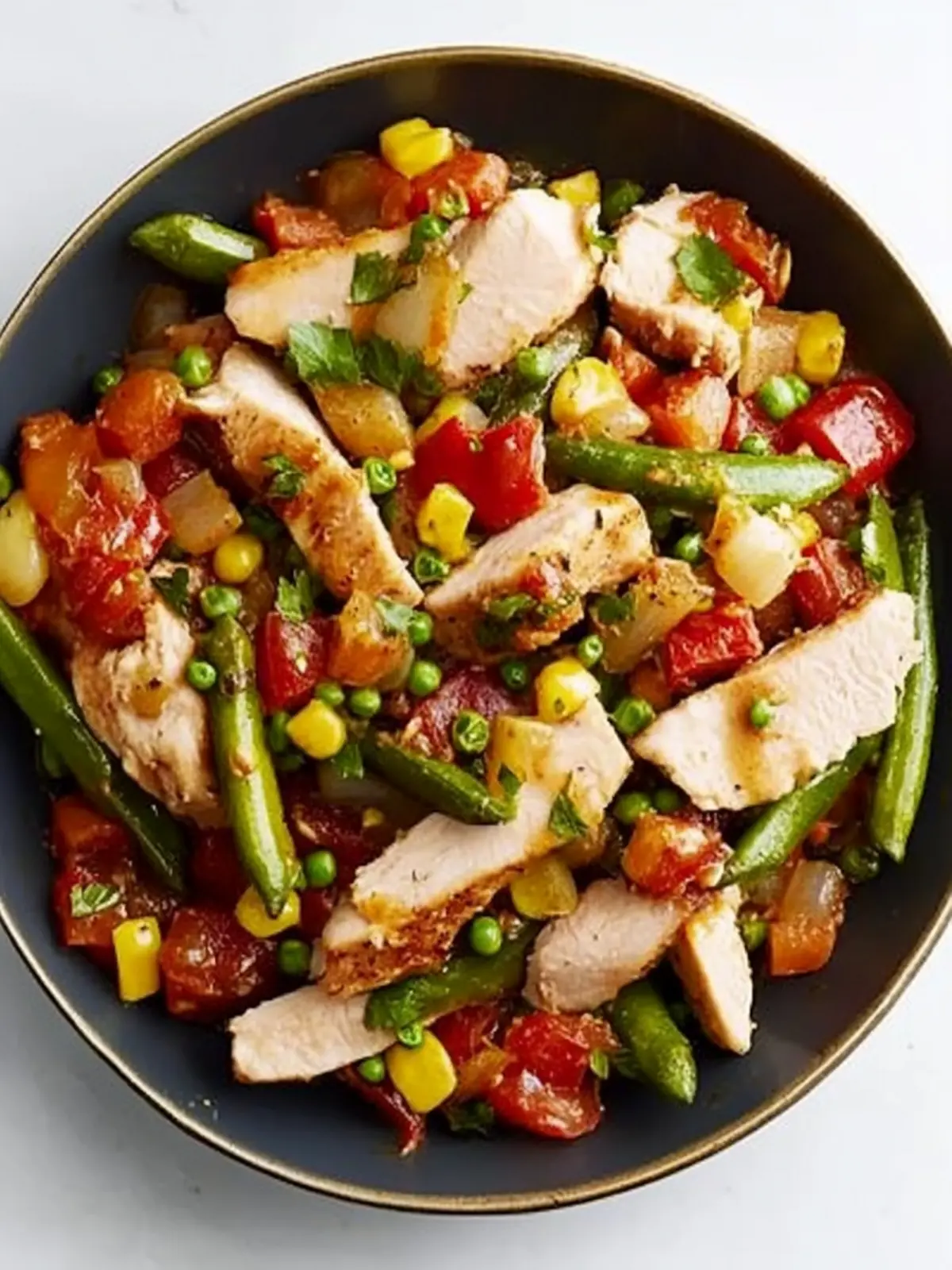 Turkey and Okra Skillet Dinner