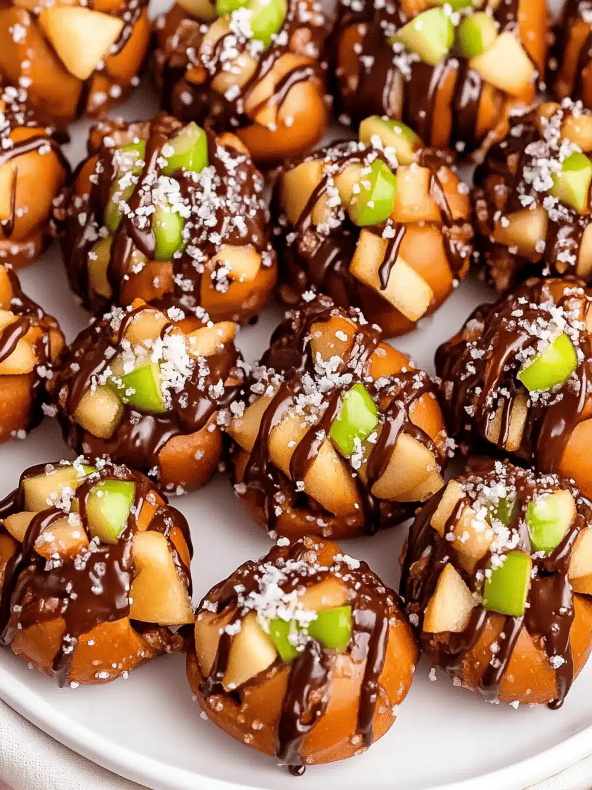 Caramel Apple Pretzel Bites