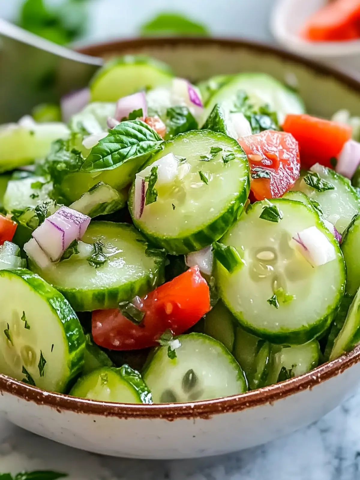 Refreshing Quick Italian Cucumber Salad Perfect for Summer Bliss 2 Quick Italian Cucumber Salad