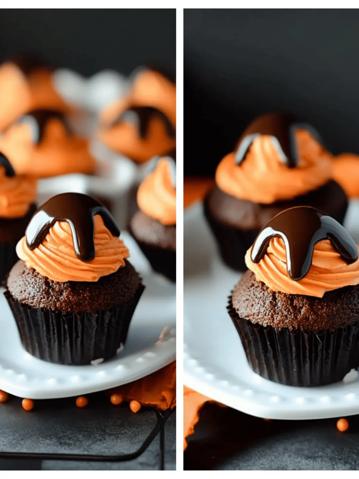 Irresistible Chocolate Pumpkin Cupcakes with Creamy Frosting 4 Chocolate Pumpkin Cupcakes