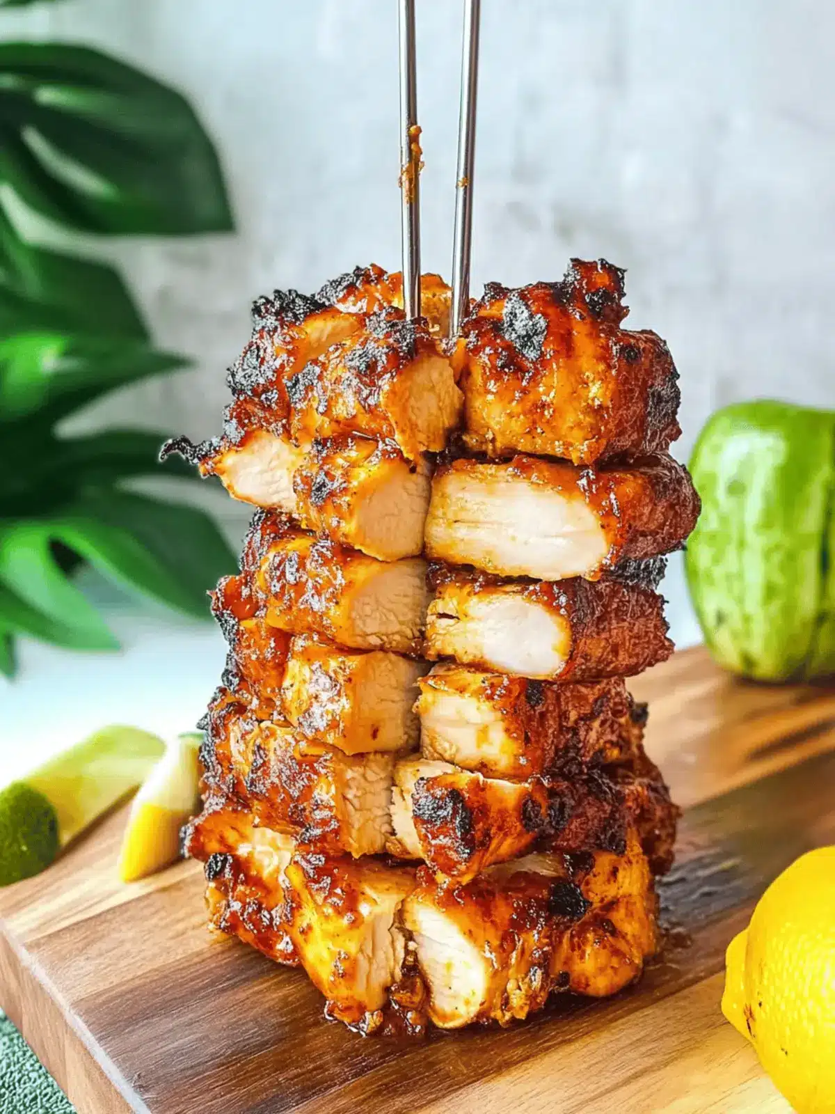 Smoked Chicken Al Pastor: A Flavor-Packed BBQ Delight 2 Smoked Chicken Al Pastor