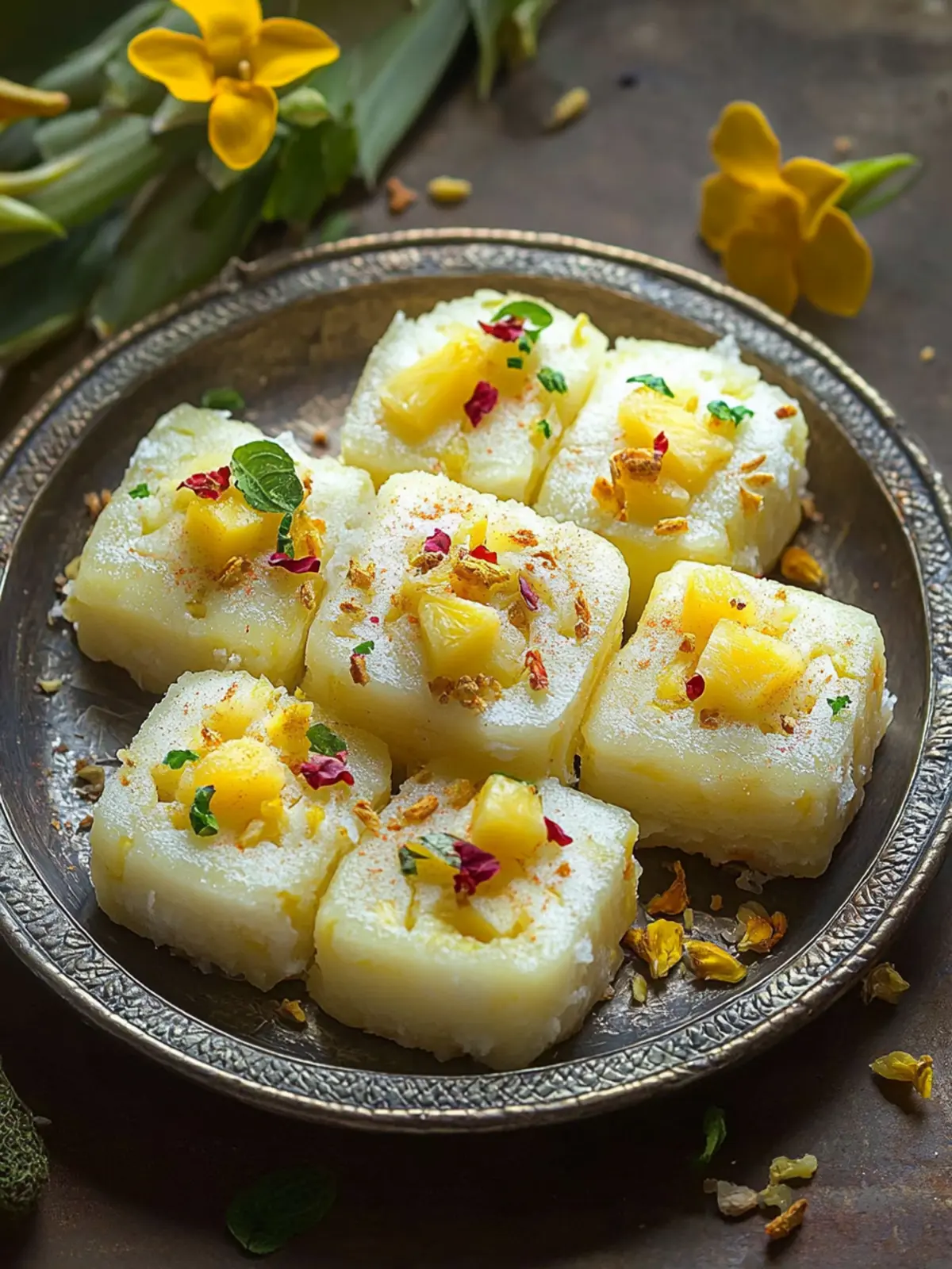 Pineapple Sandesh