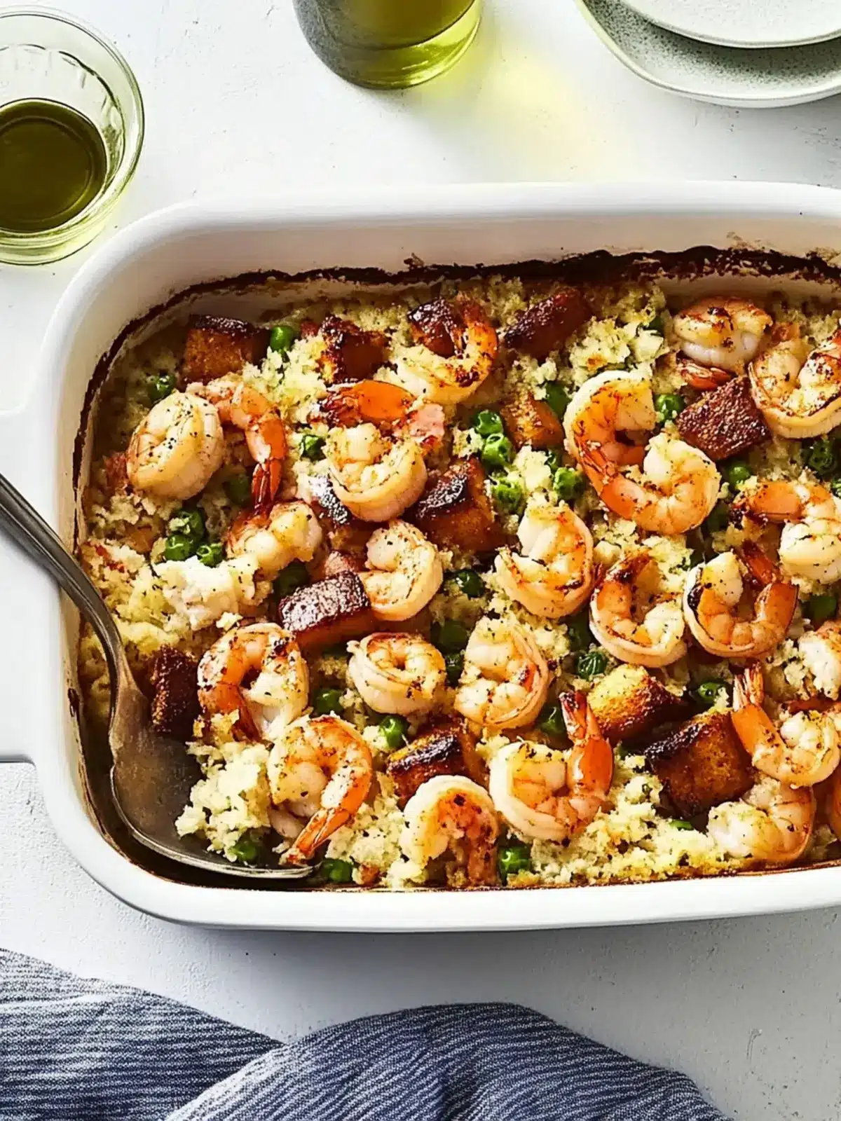 Mirliton and Gulf Shrimp Casserole