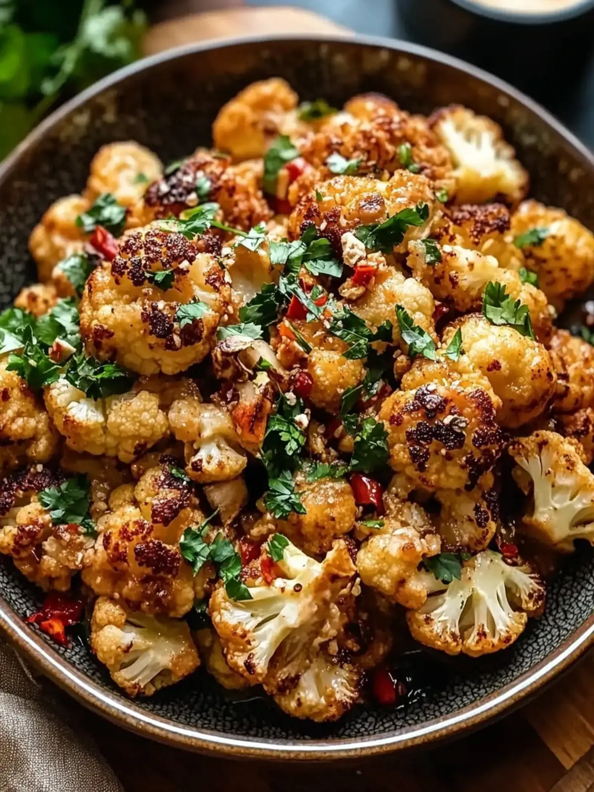 Moroccan Cauliflower with Tahini-Honey