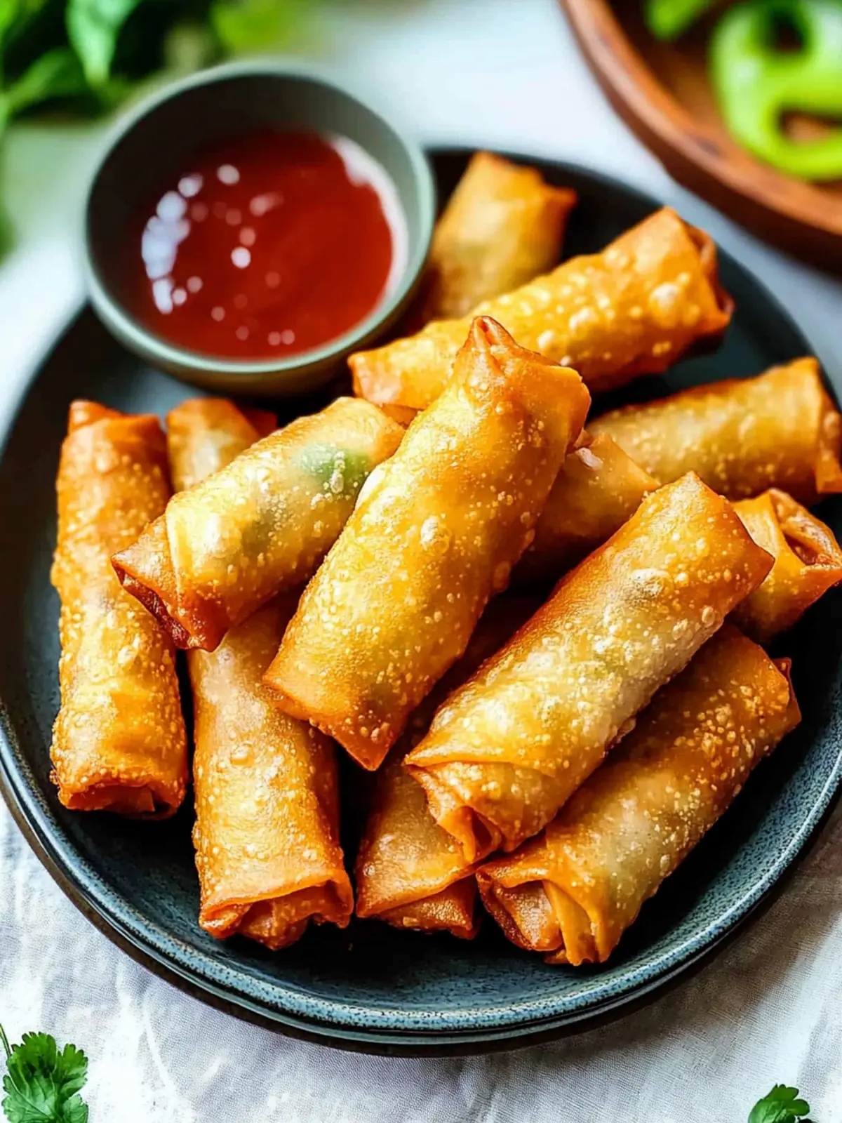 Crispy Golden Spring Rolls