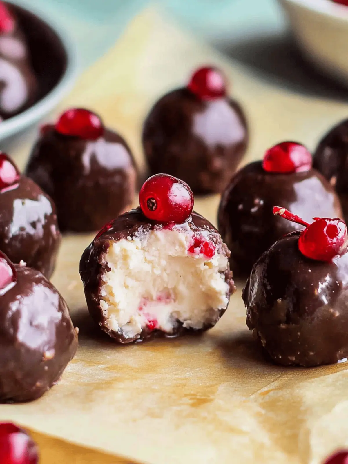Cherry Bourbon Balls