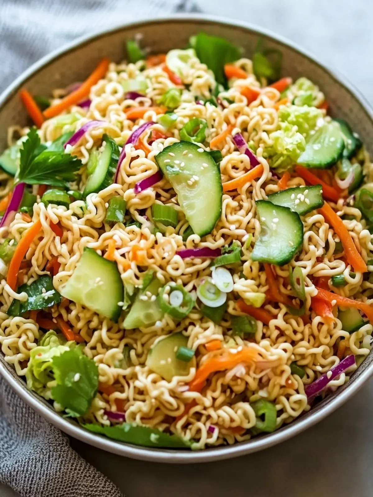 Easy Ramen Noodle Salad