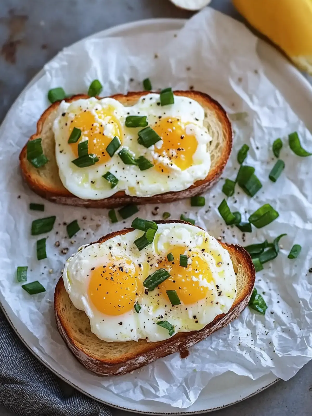 Egg and Ricotta Toast