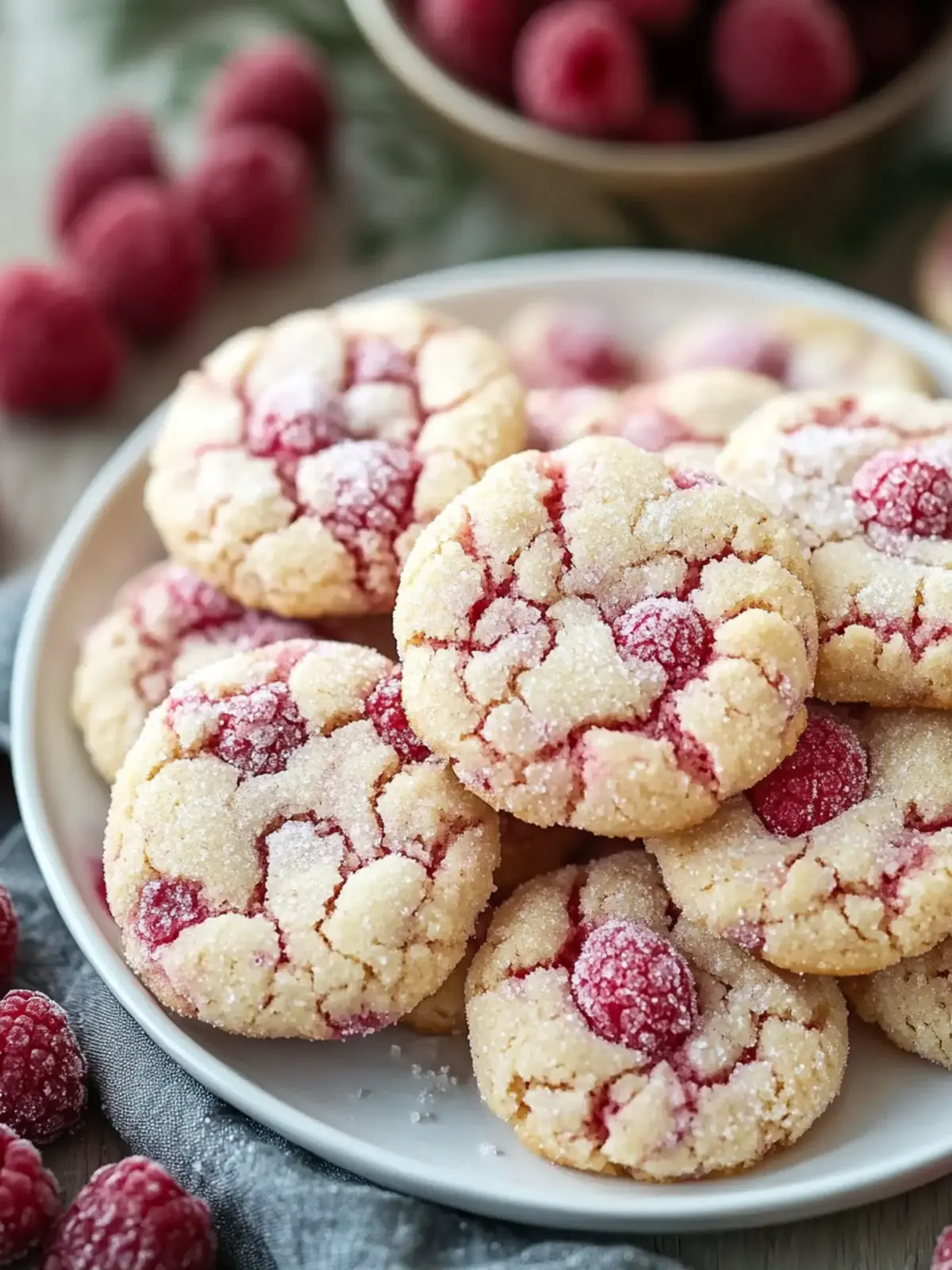 Raspberry Sugar Cookies