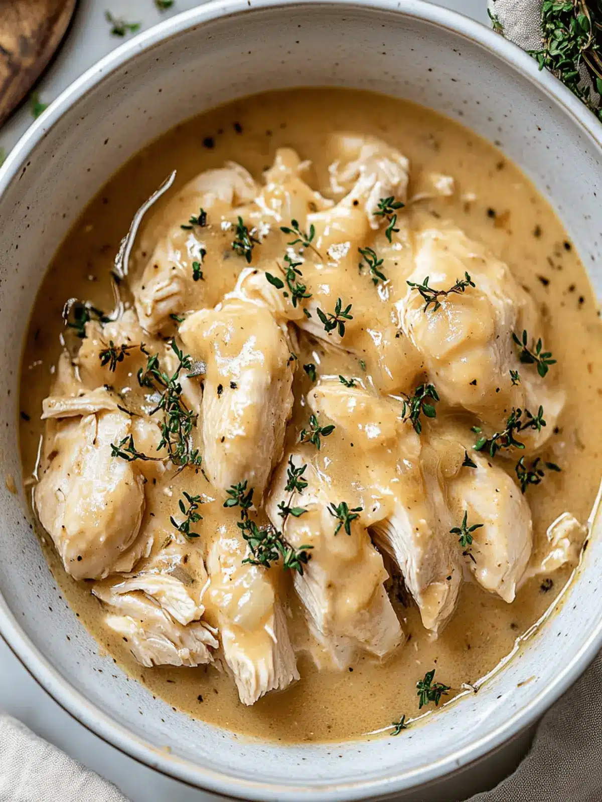 Easy Crockpot Chicken and Gravy