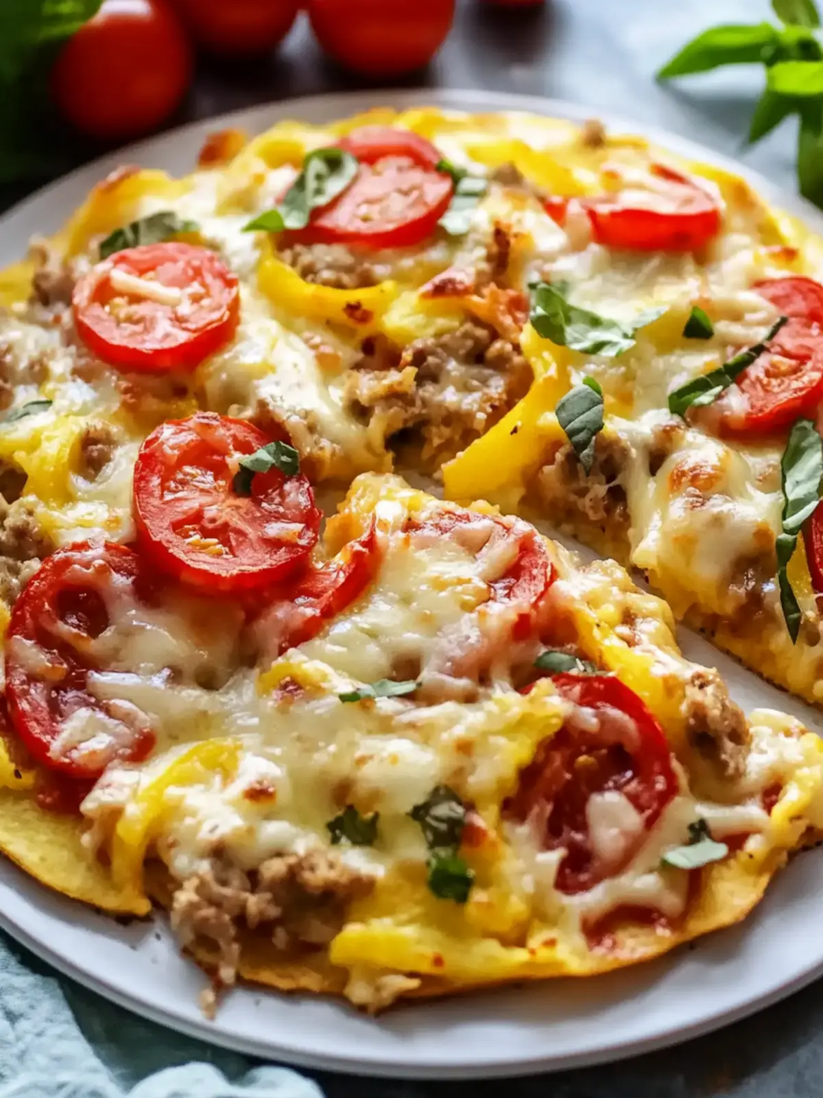 Breakfast Pizza Hash Brown Crust