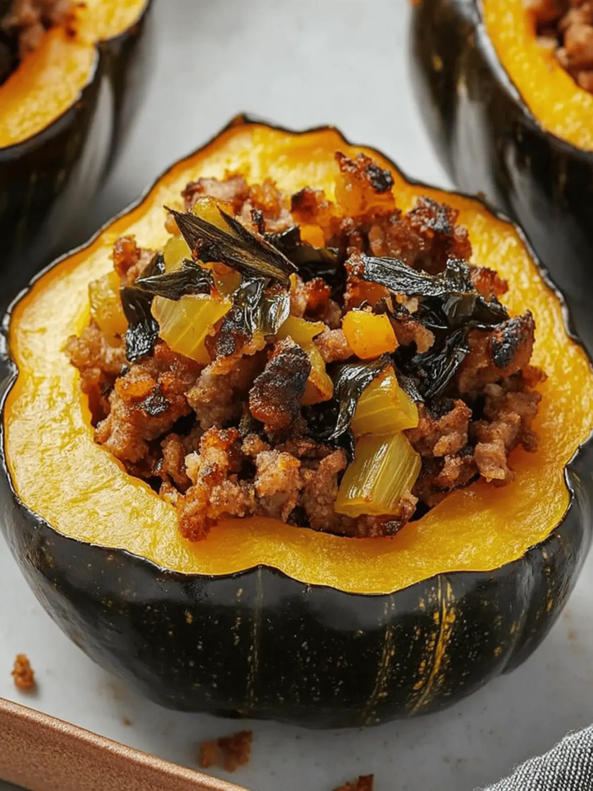Savory Stuffed Acorn Squash for a Cozy Fall Dinner 3 Stuffed Acorn Squash