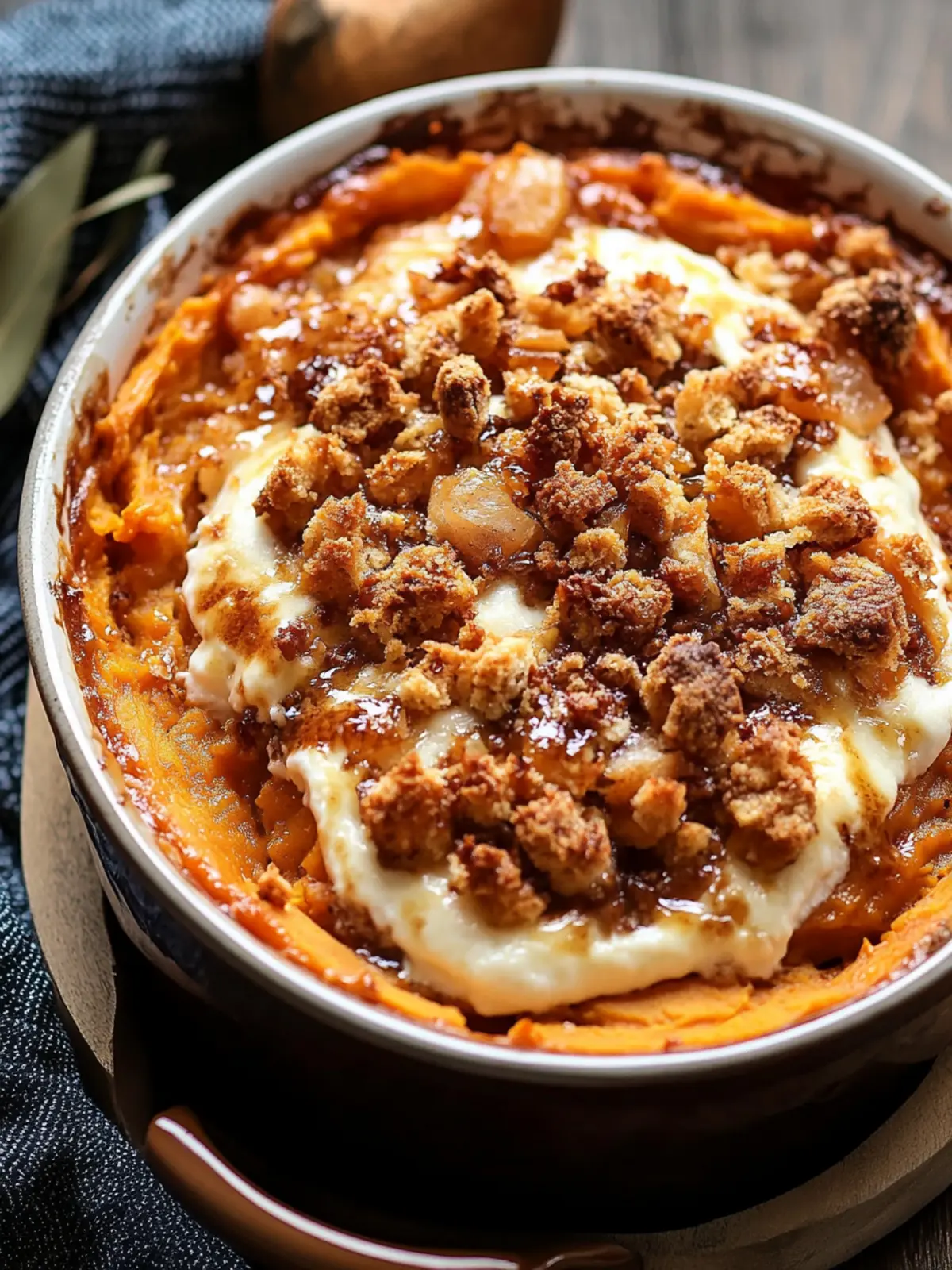 Southern Maple Sweet Potato Casserole
