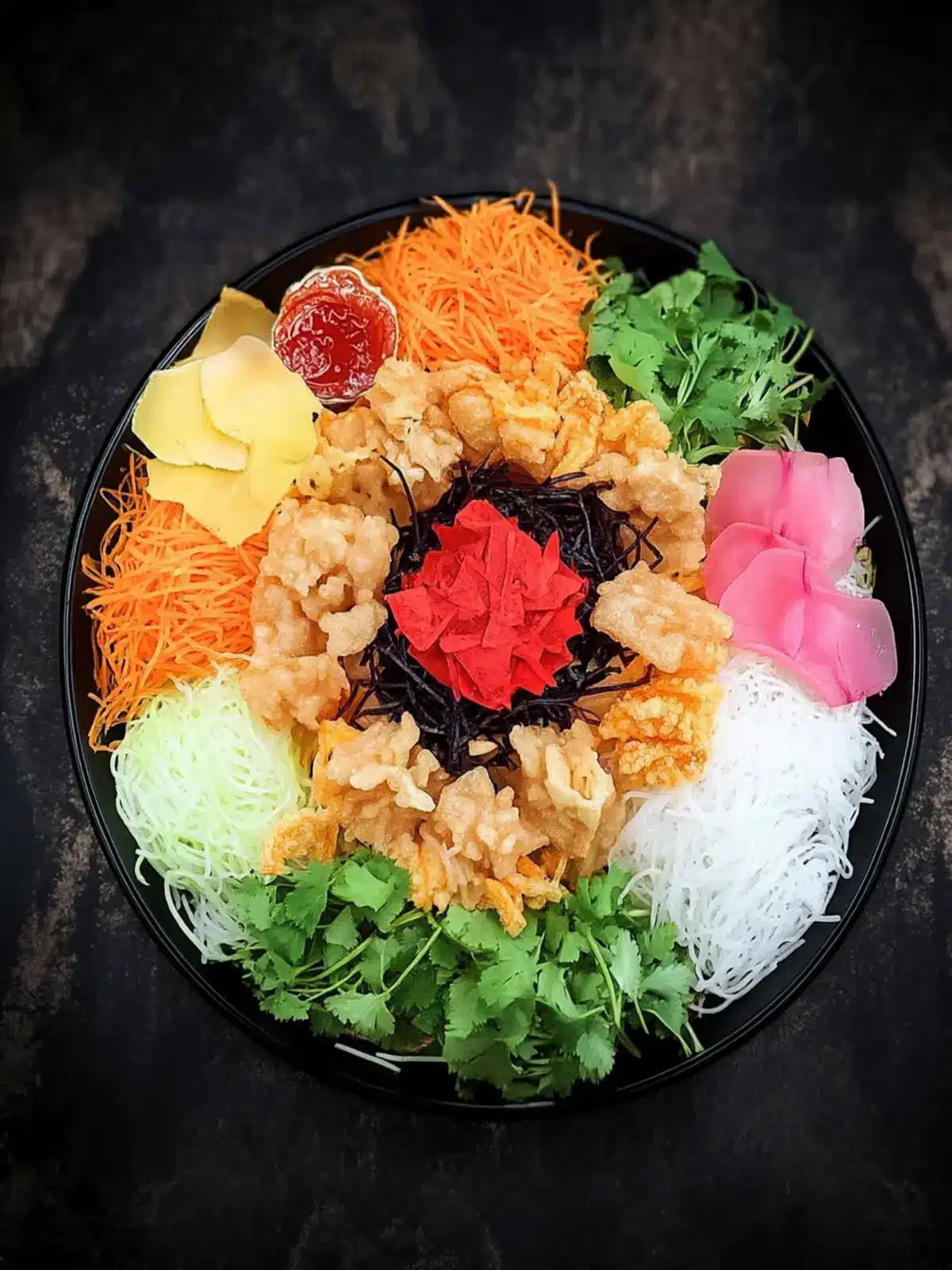 Yee Sang Recipe (Lou Sang)   Prosperity Toss Salad