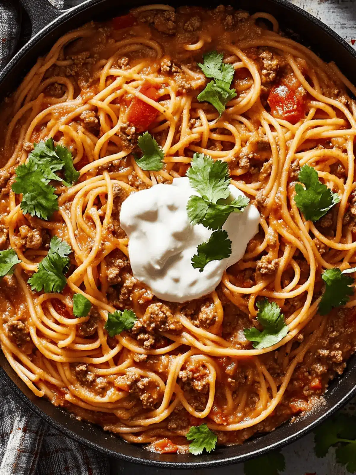 Taco Spaghetti