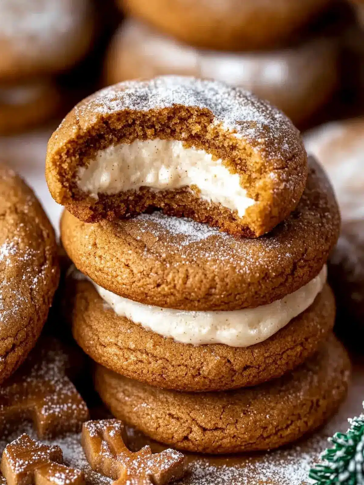 Gingerbread Cheesecake Cookies That Bring Holiday Cheer 3 Gingerbread Cheesecake Cookies