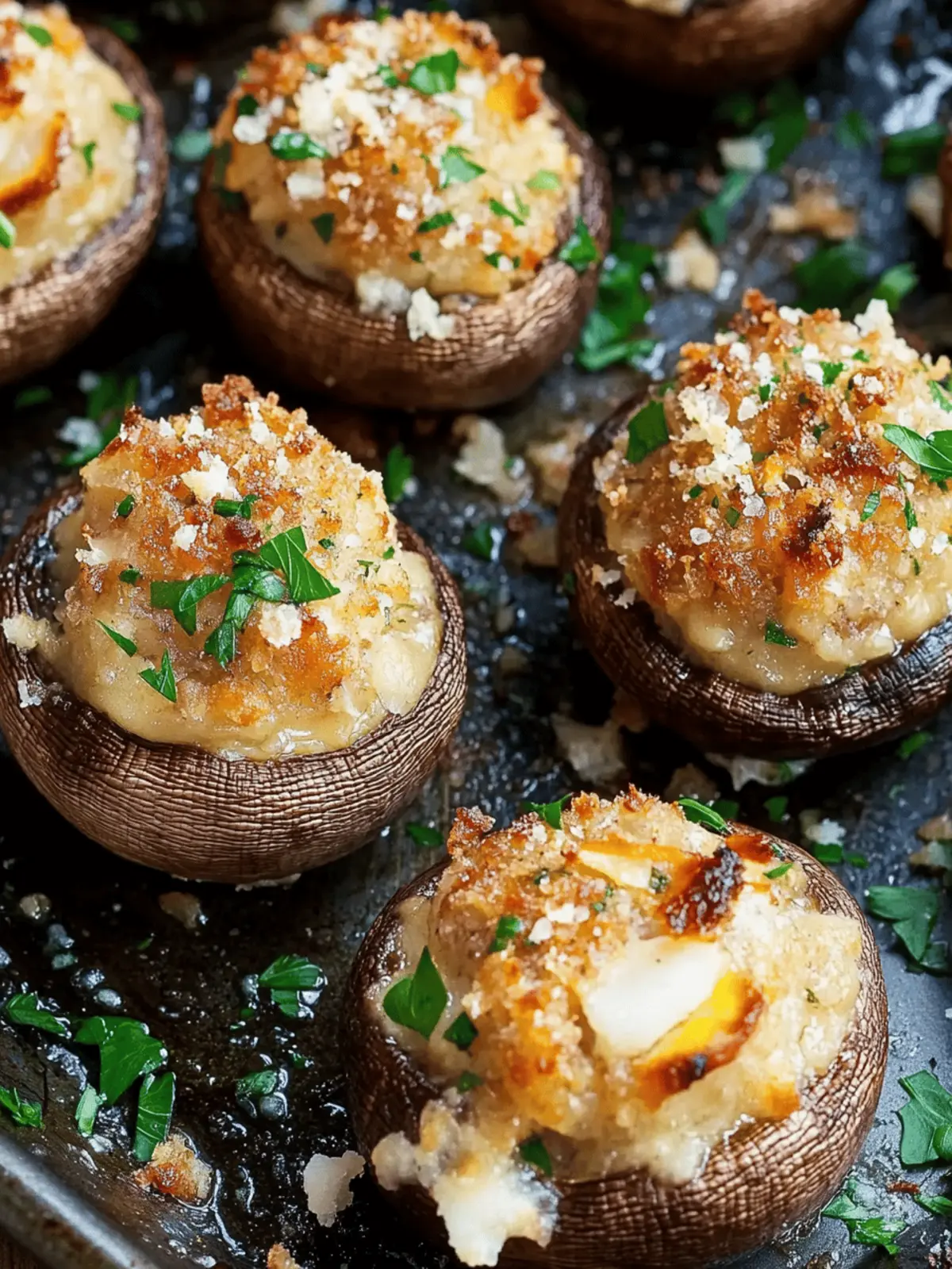 Crab Stuffed Mushrooms