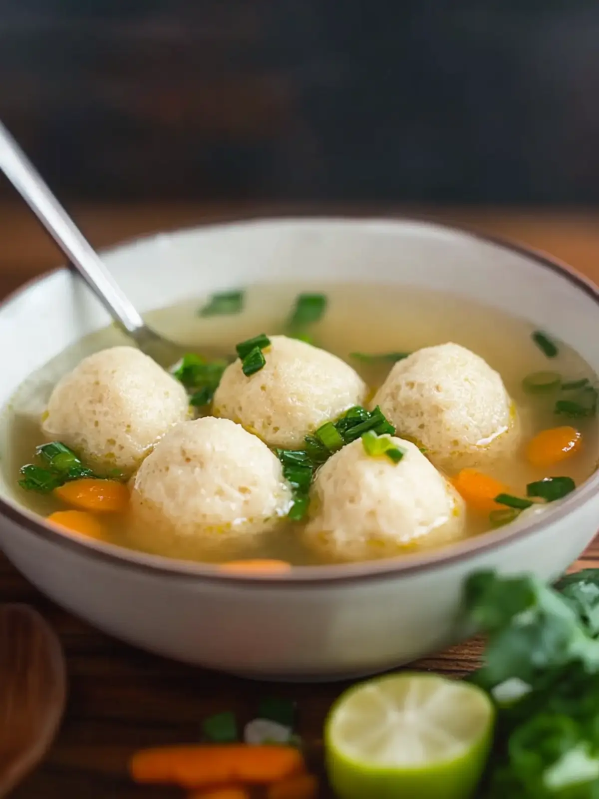 Masa Ball Soup (Corn Dumplings in Chicken Soup)