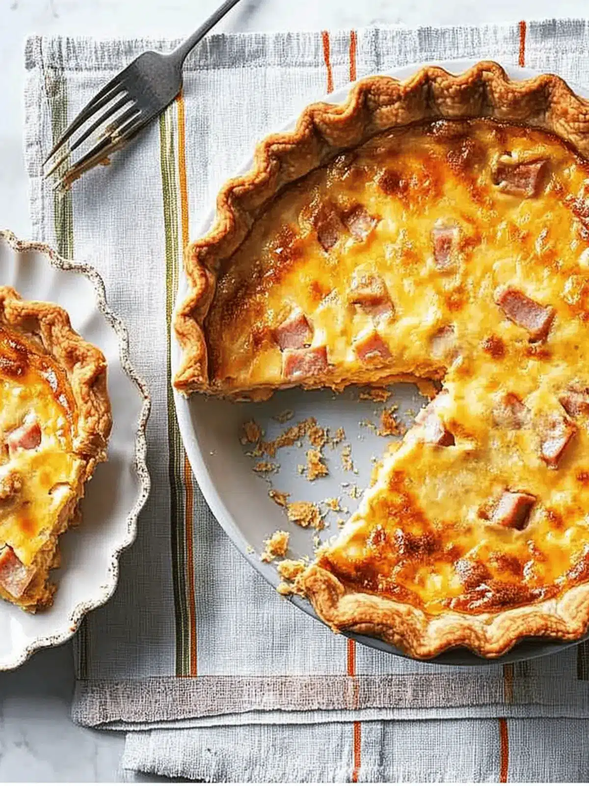 Savory Ham and Cheese Quiche for Effortless Family Meals 4 Ham and Cheese Quiche