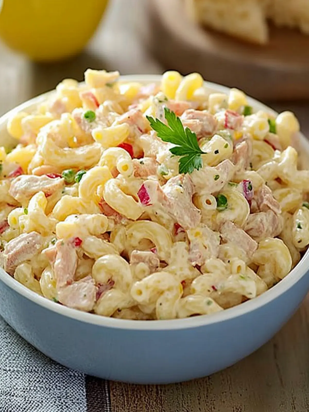 Chilled Tuna Macaroni Salad