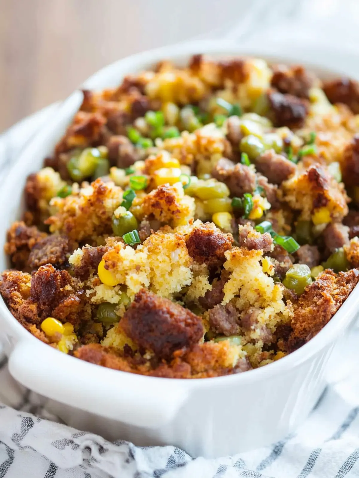 Cornbread Dressing with Sausage