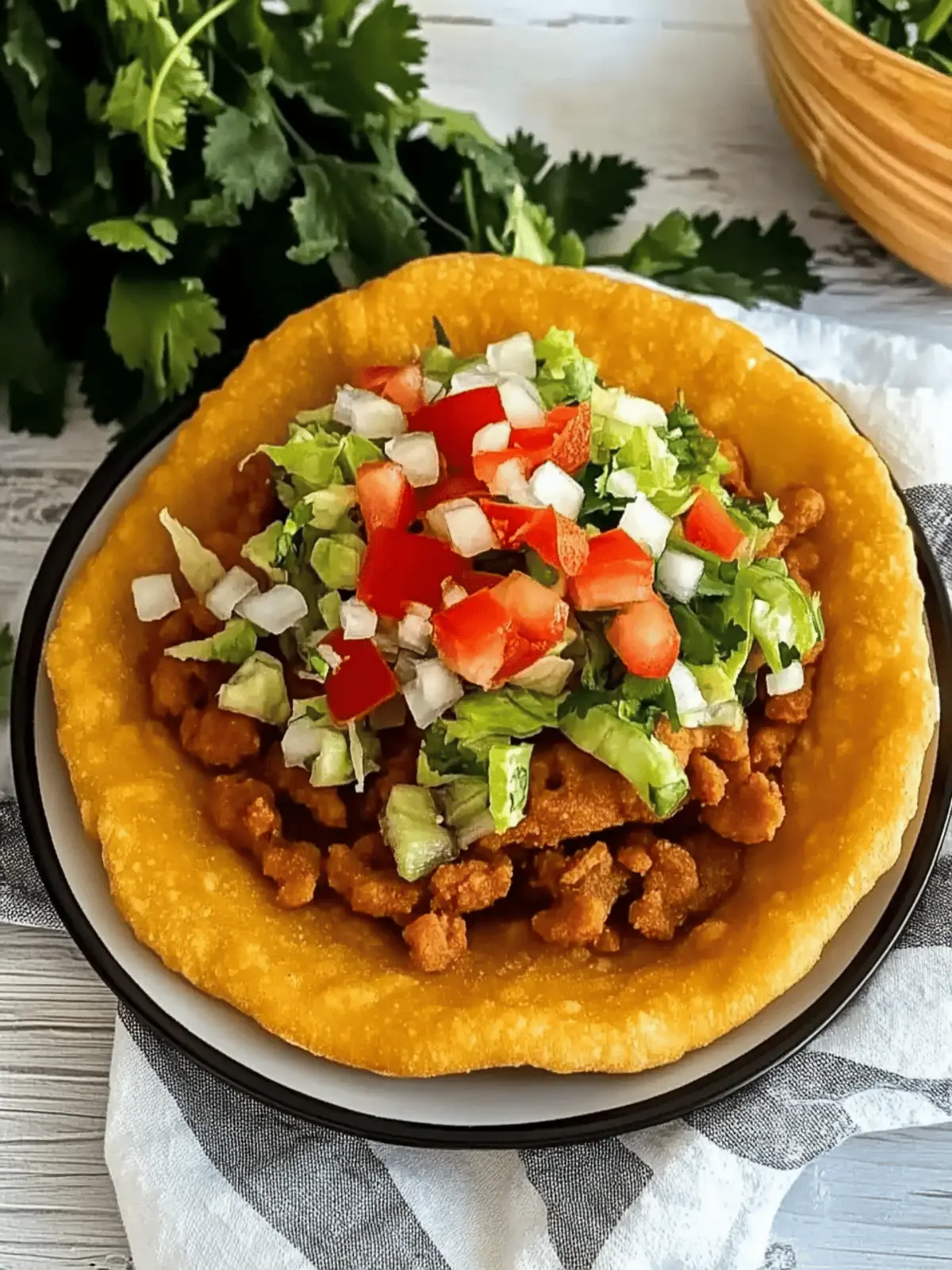 Homemade Navajo Taco (Indian Fry Bread) Recipe