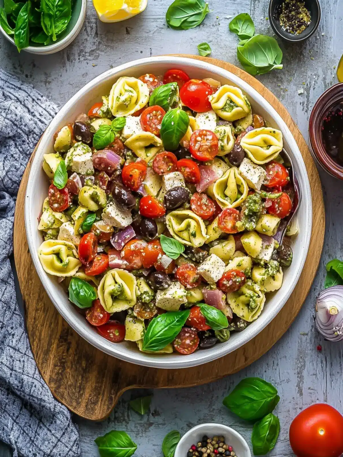 Antipasto Tortellini Pasta Salad