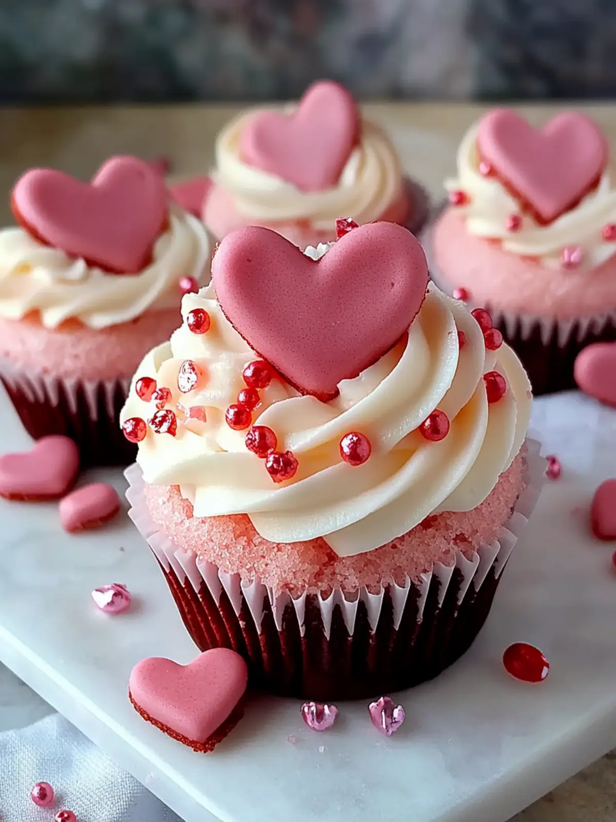 Valentine s Day Heart Shaped Cupcake