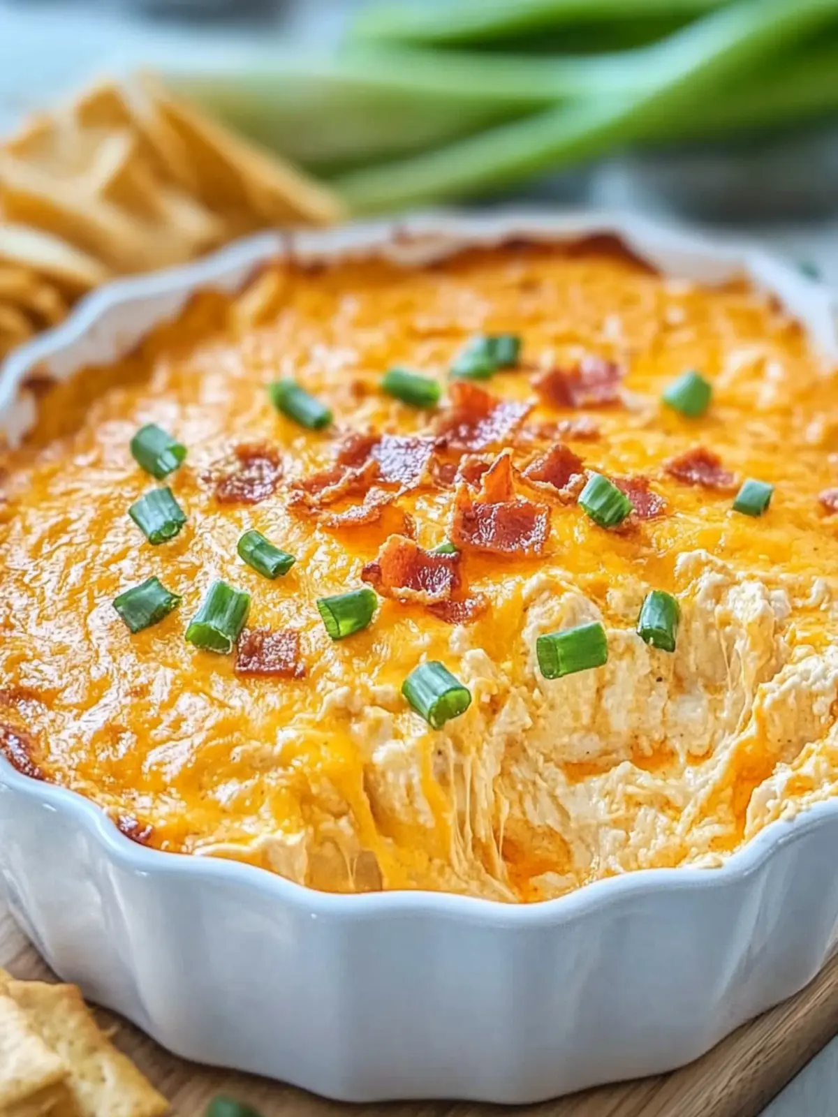 Buffalo Crack Chicken Dip