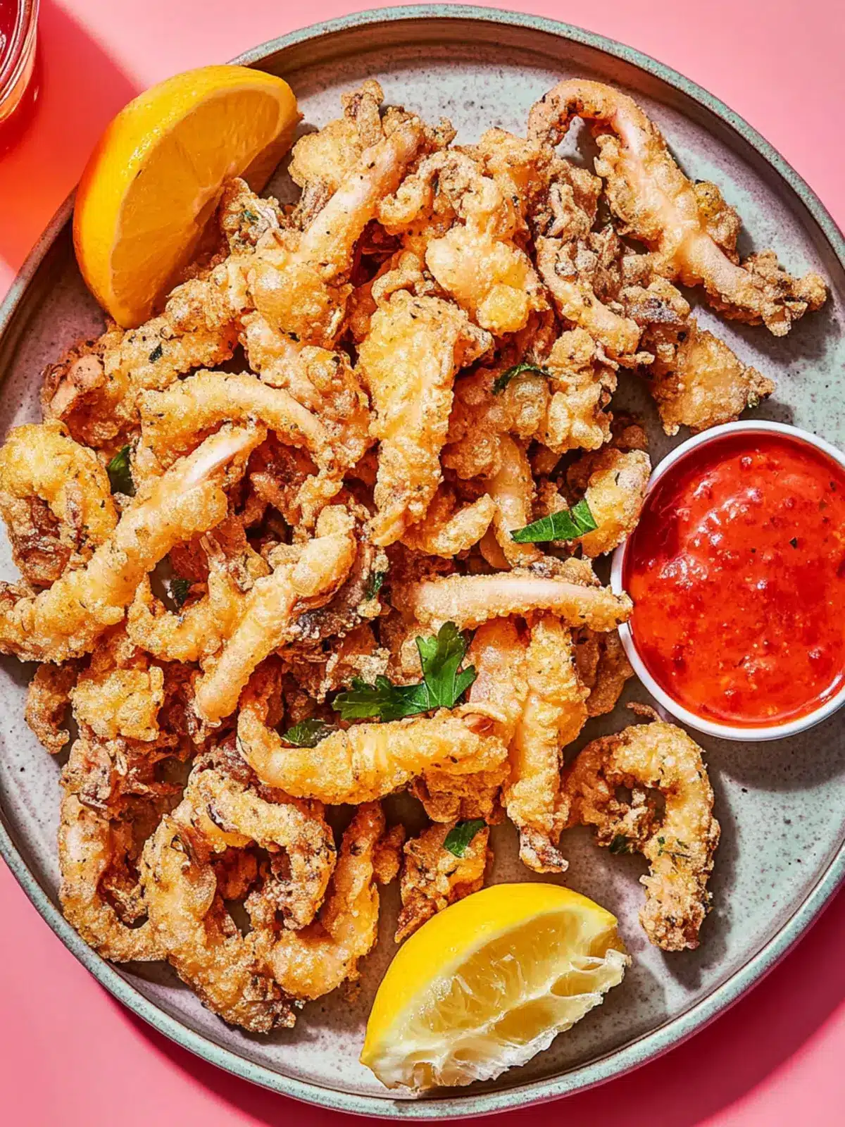Mushroom  Calamari  with Spicy Marinara