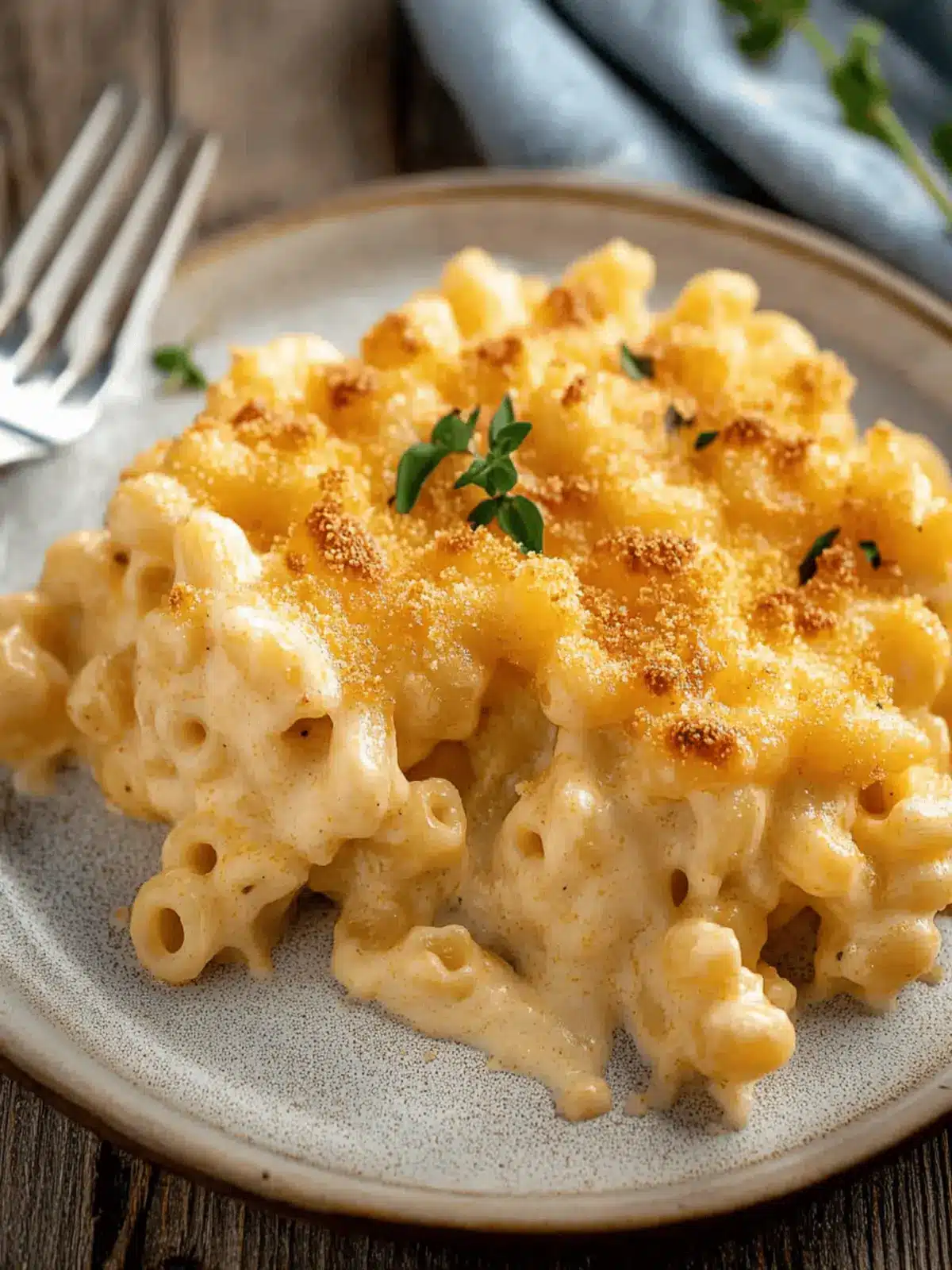 Homemade Baked Mac and Cheese