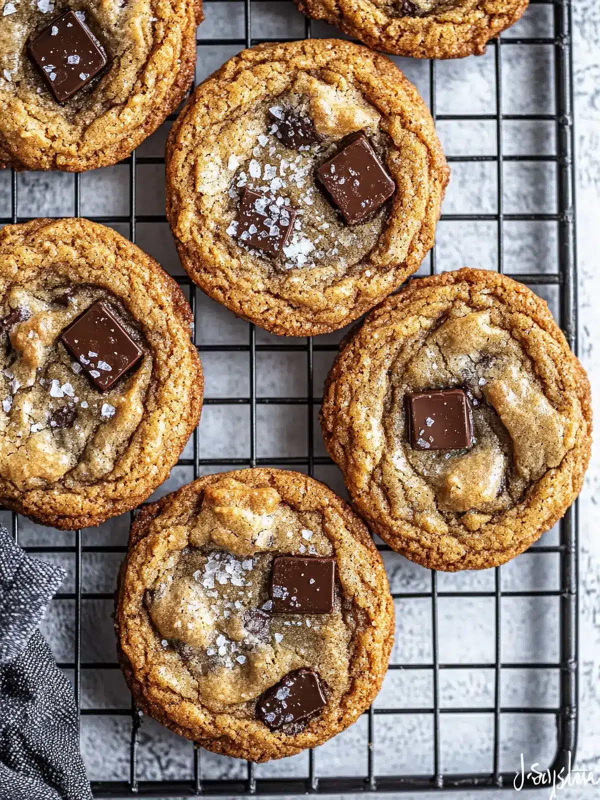 Brown Butter Sea Salt Chocolate Chip Cookies