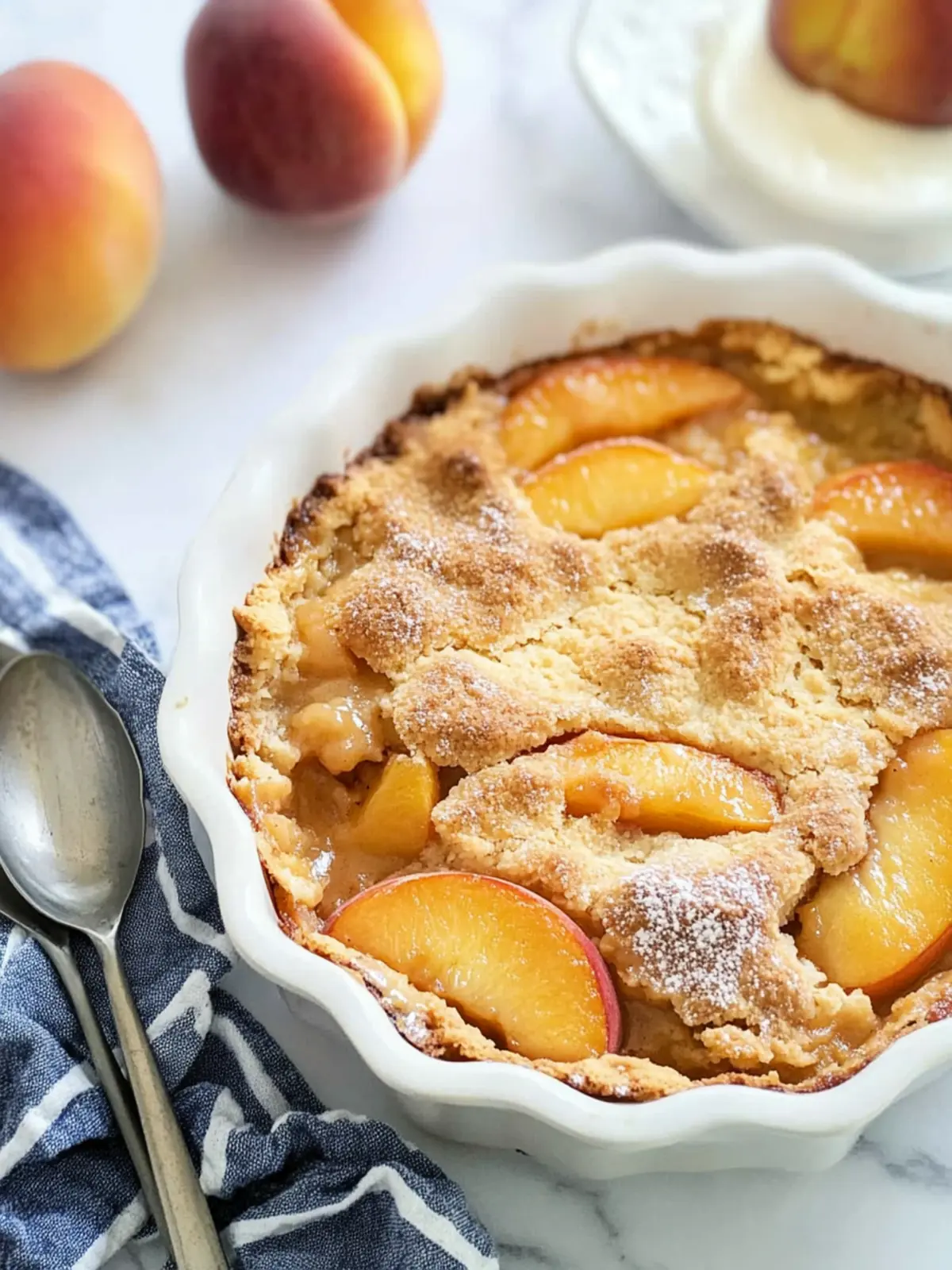 Easy Peach Cobbler