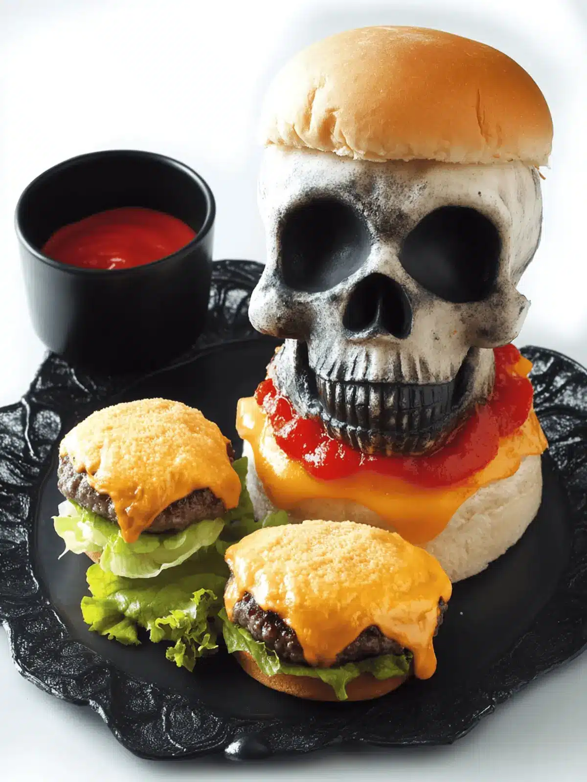 Cheeseburger Skulls