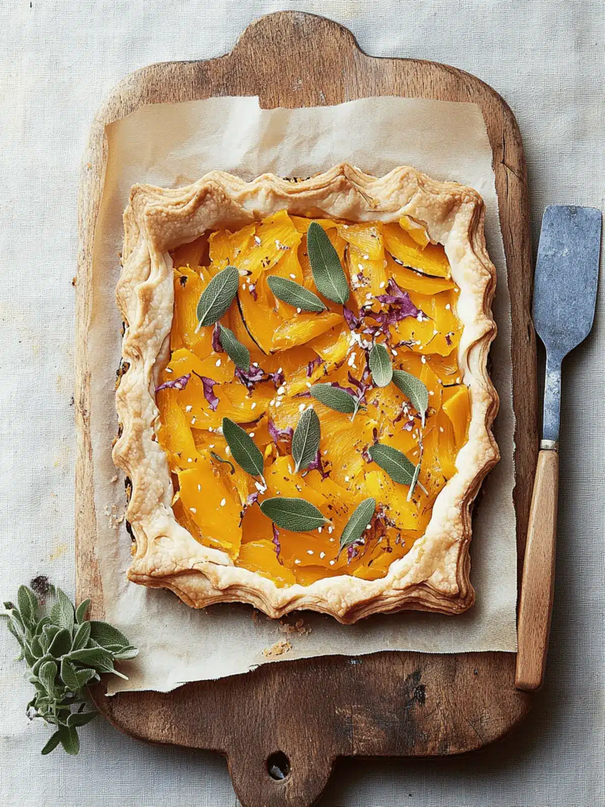 Butternut Squash-Sage Tart