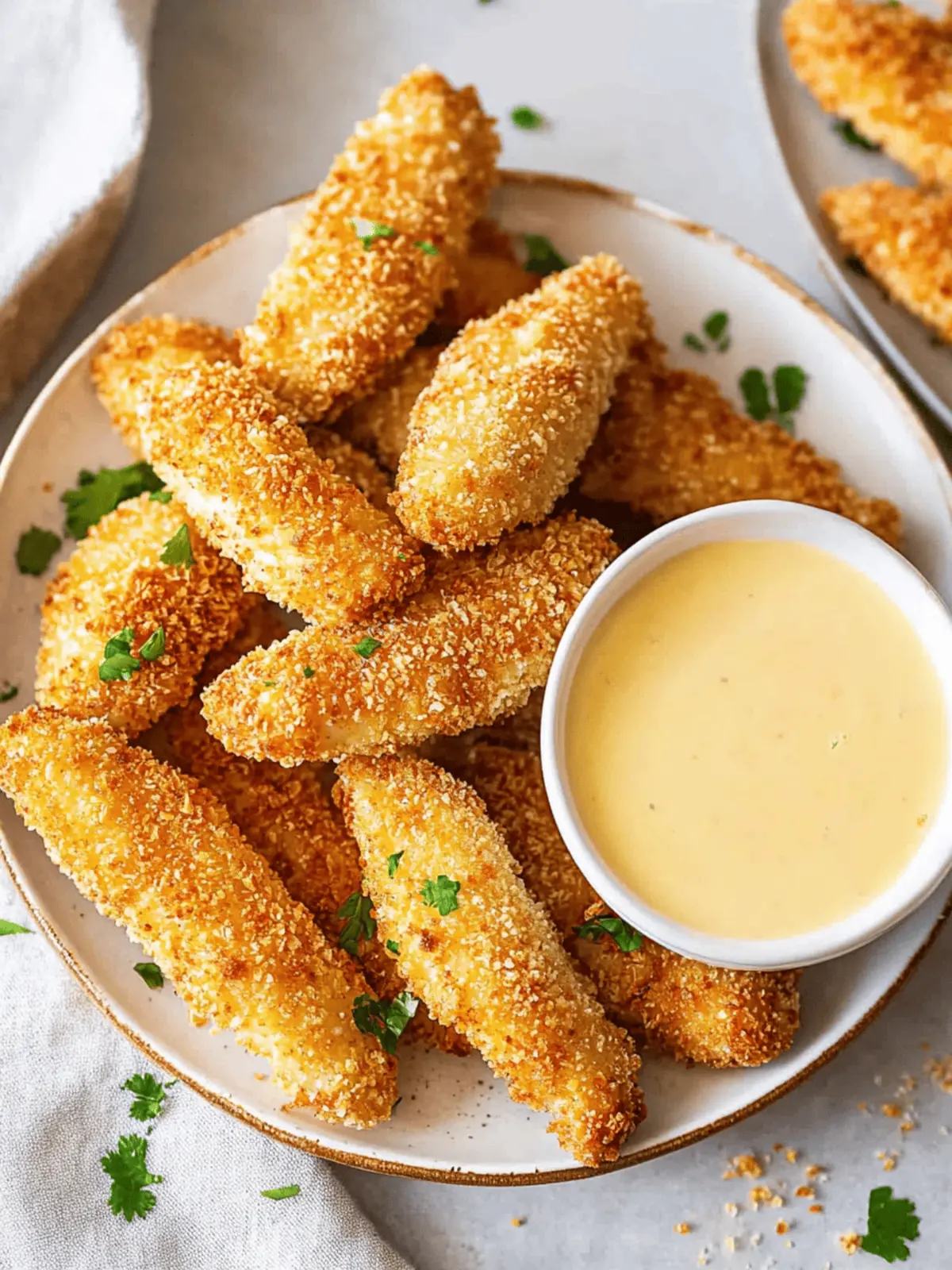 Crispy Baked Chicken Tenders Your New Family Favorite Dinner 4 Crispy Baked Chicken Tenders