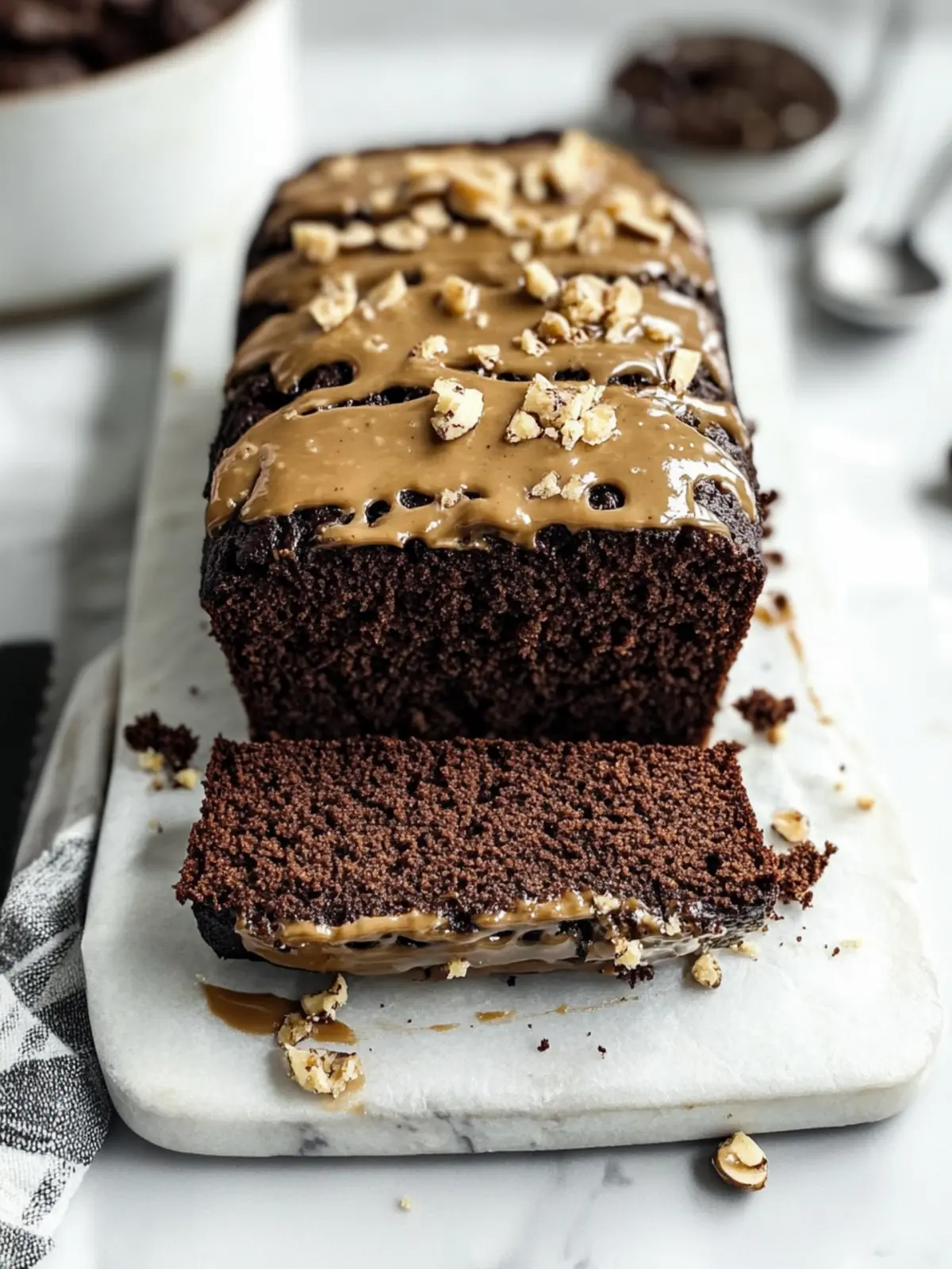 Decadent Chocolate Peanut Butter Banana Bread You ll Love 2 Chocolate Peanut Butter Banana Bread