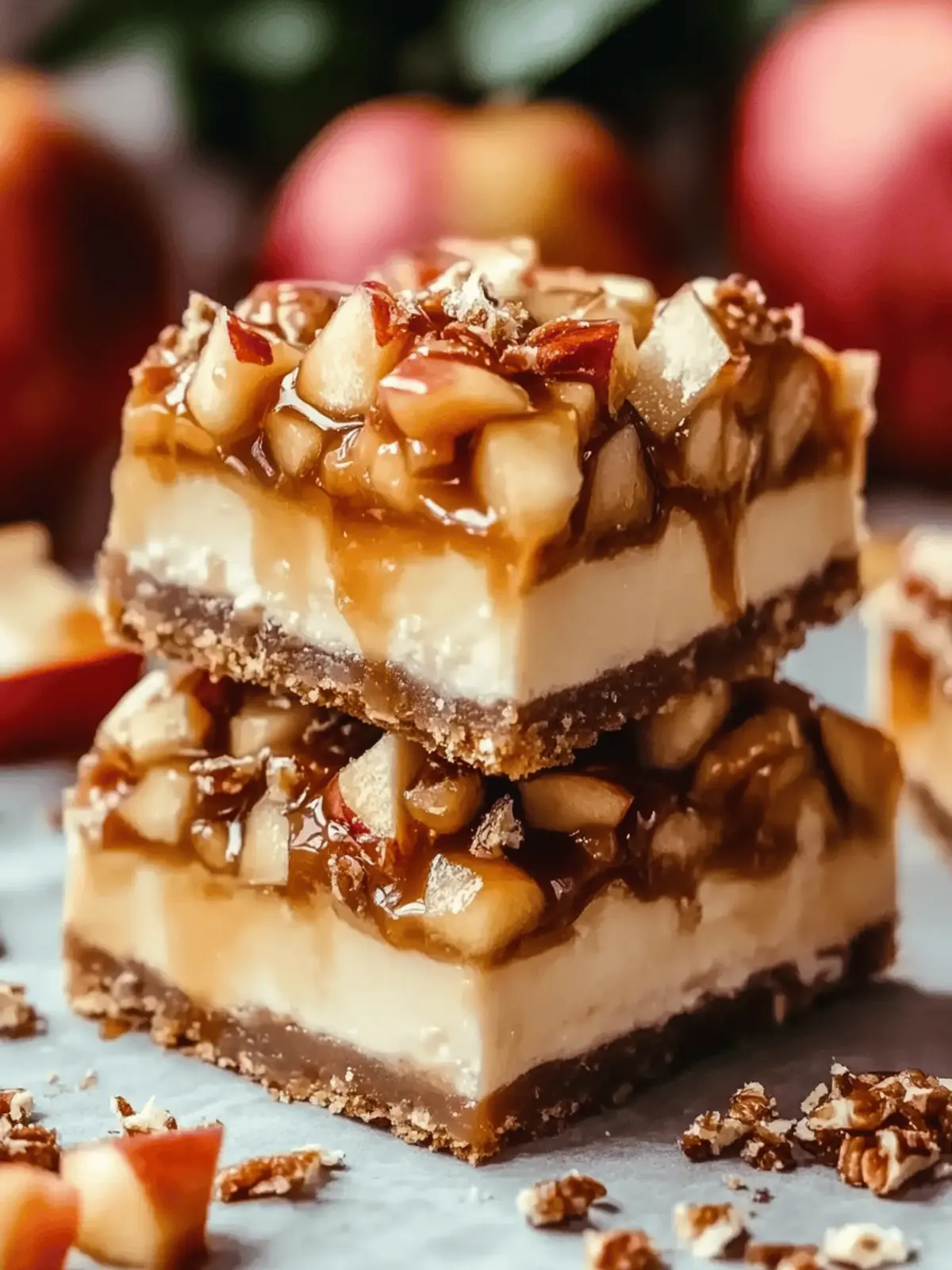 Decadent Caramel Apple Cheesecake Bars You Can t Resist 4 Caramel Apple Cheesecake Bars