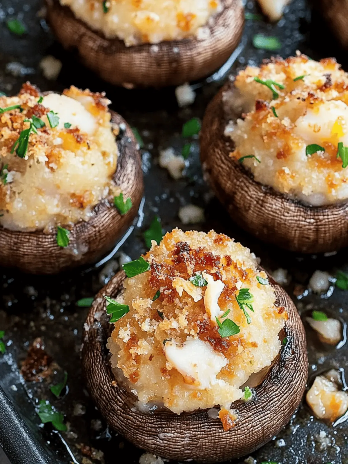Crab Stuffed Mushrooms