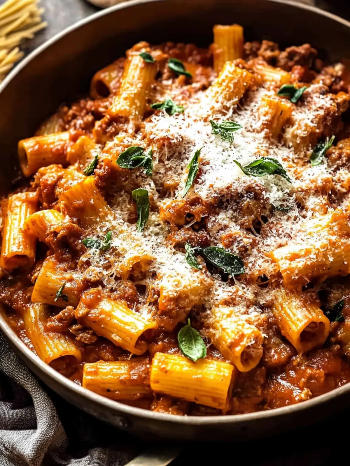 Pot Roast Sunday Sauce With Rigatoni
