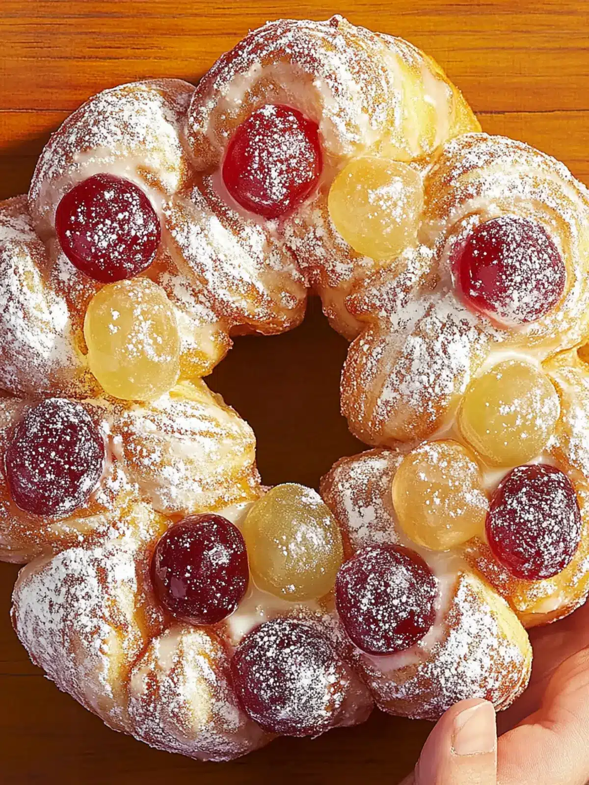 Pull-Apart Jelly Donut