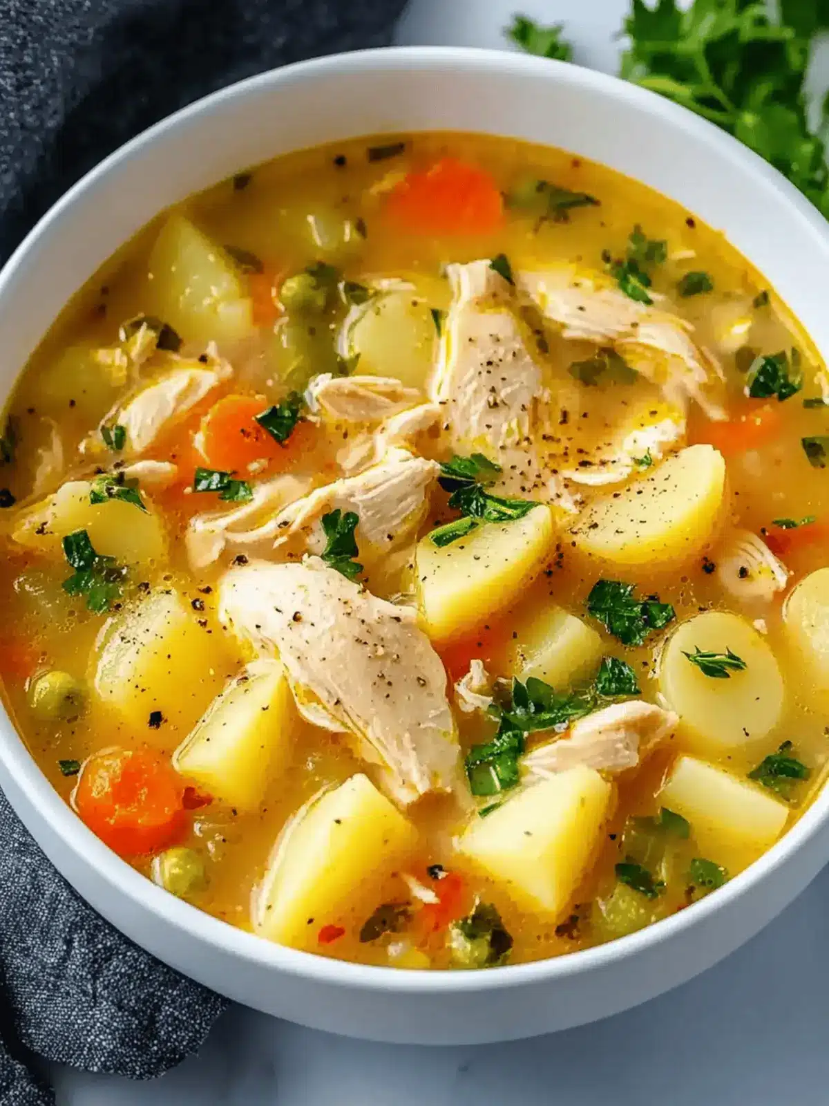 Comforting Chicken Soup with Potatoes for Ultimate Coziness 4 Comforting Chicken Soup with Potatoes