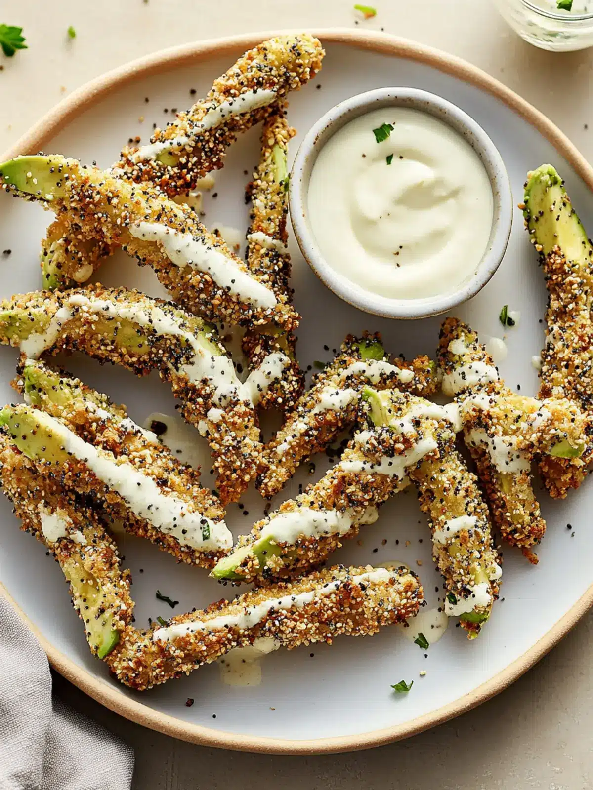 Crispy Air Fryer Everything Bagel Avocado Fries You ll Love 2 Air Fryer Everything Bagel Avocado Fries