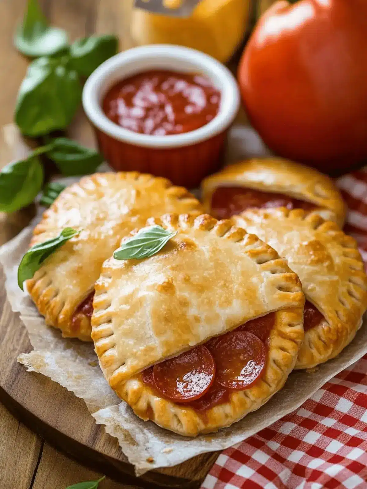 Pepperoni Pizza Pockets