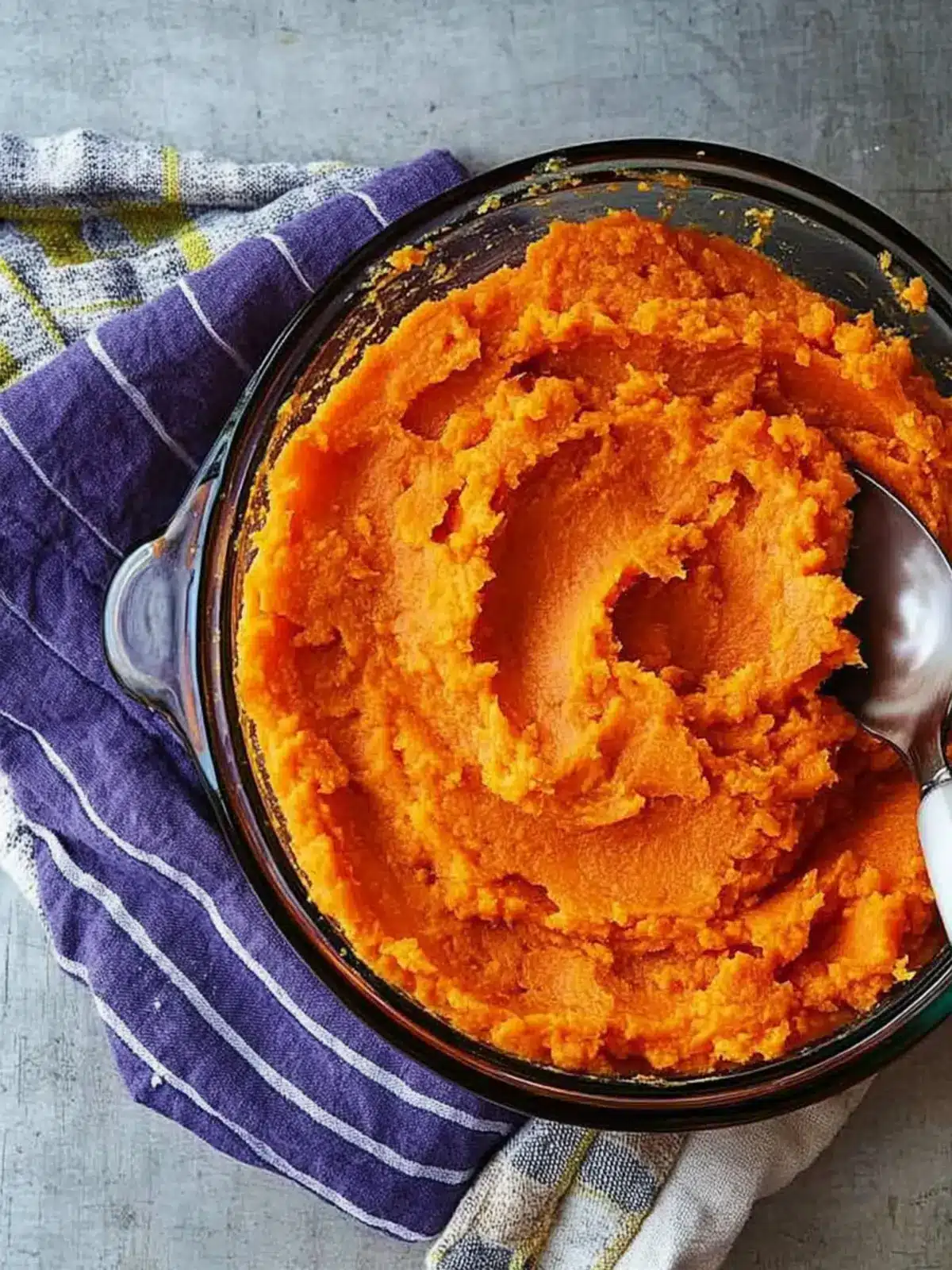 Oven-Dried Mashed Sweet Potatoes